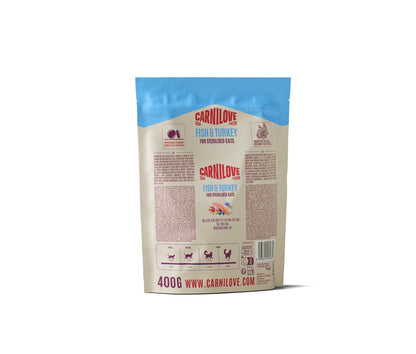 CARNILOVE True Fresh mačke ster. riba i ćuretina 400g