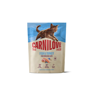 CARNILOVE True Fresh mačke ster. riba i ćuretina 400g