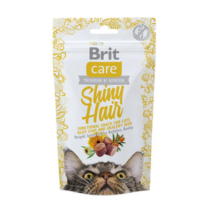 BRIT CARE Shiny Hair, funkcionalna poslastica za mačke, za sjajno krzno, 50g