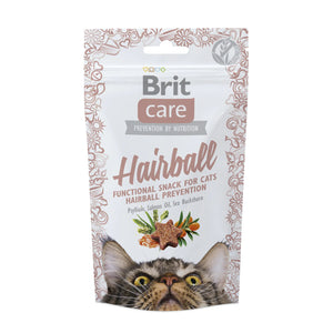 BRIT CARE Hairball, funkcionalna poslastica za mačke, 50g