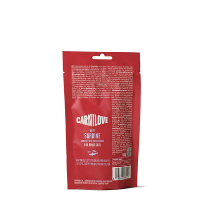 CARNILOVE mačke Soft poslastica sardina sa jagodom 50g