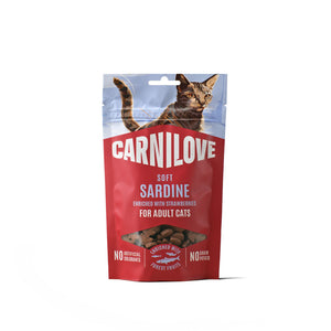CARNILOVE mačke Soft poslastica sardina sa jagodom 50g