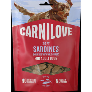 CARNILOVE psi Soft poslastica sardina sa divljim lukom 200g