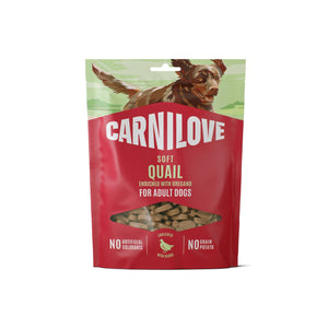 CARNILOVE psi Soft poslastica prepelica sa origanom 200g