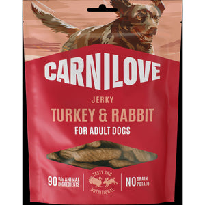 CARNILOVE psi Jerky ćuretina i zečetina 100g