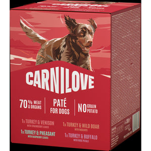 CARNILOVE psi kesice pašteta MULTIPACK 4x300g