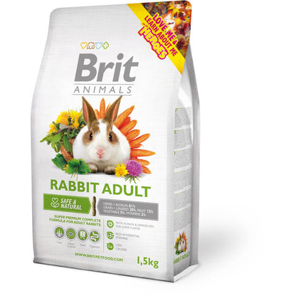 BRIT ANIMALS Rabbit Adult, peletirana hrana za odrasle kuniće