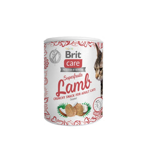 BRIT CARE Superfruits, hrskava poslastica za mačke s jagnjetinom, 100g