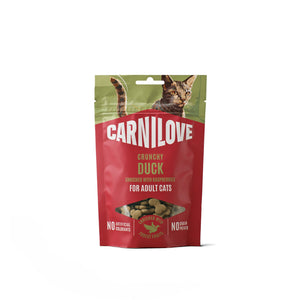 CARNILOVE mačke Crunchy poslastica pačetina sa malinom 50g