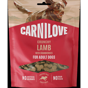 CARNILOVE psi Crunchy poslastica jagnjetina sa brusnicom 200g