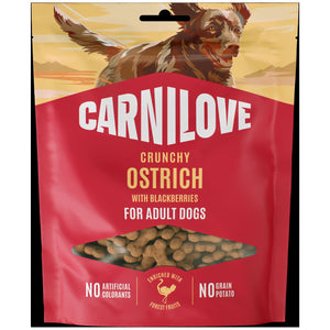CARNILOVE psi Crunchy poslastica noj sa kupinom 200g