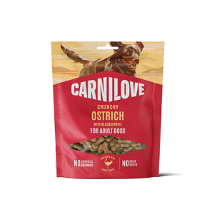 CARNILOVE psi Crunchy poslastica noj sa kupinom 200g