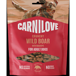 CARNILOVE psi Crunchy poslastica divlja svinja sa šipkom 200g