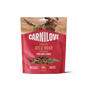 CARNILOVE psi Crunchy poslastica divlja svinja sa šipkom 200g