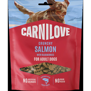 CARNILOVE psi Crunchy poslastica losos sa borovnicom 200g