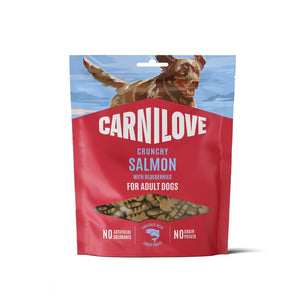 CARNILOVE psi Crunchy poslastica losos sa borovnicom 200g