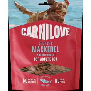 CARNILOVE psi Crunchy poslastica skuša sa malinom 200g