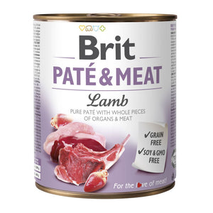 BRIT Pat & Meat, s komadićima jagnjetine u pašteti, bez žitarica