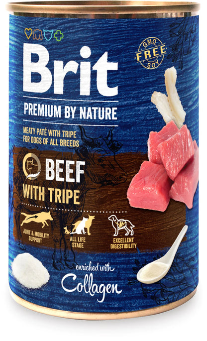 BRIT PREMIUM by Nature, mesna pašteta za pse s govedinom i iznutricama