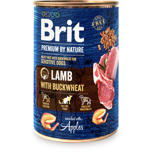 BRIT PREMIUM by Nature, mesna pašteta za pse s jagnjetinom i heljdom