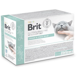 BRIT VD Cat Urinary&Stress, rastapanje struviita, bez žitarica, 12x85g
