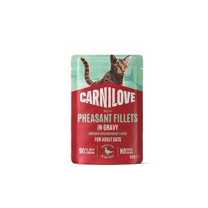 CARNILOVE mačke kesica GRAVY fazan sa listom maline 85g