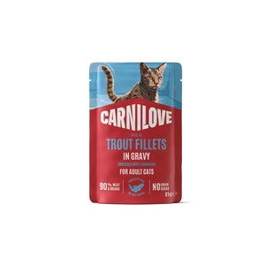 CARNILOVE mačke kesica GRAVY pastrmka sa ehinaceom 85g