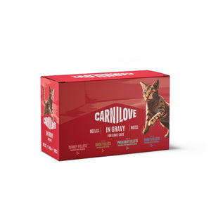 CARNILOVE mačke kesice GRAVY MULTIPACK 12x85g
