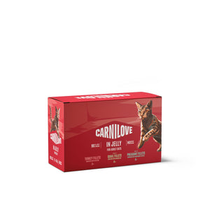CARNILOVE mačke kesice JELLY MULTIPACK 12x85g