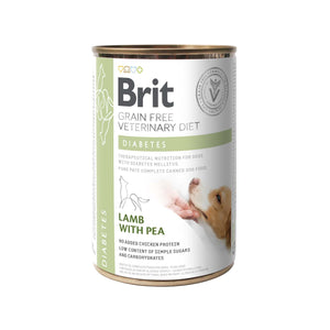 BRIT VD Dog Diabetes, regulacija snabdevanja glukozom, bez žitarica, 400g