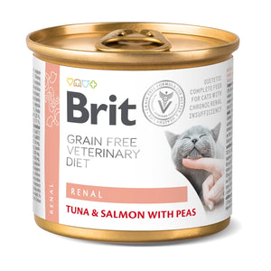 BRIT VD Cat Renal, kod hronične insuficijencije bubrega, bez žitarica, 200g