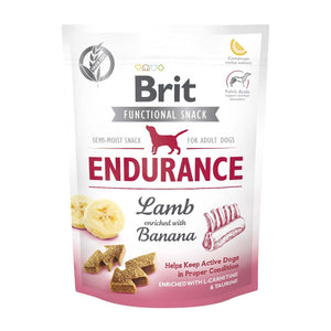 BRIT Functional poslastica za pse, Endurance s jagnjetinom i bananom, 150g