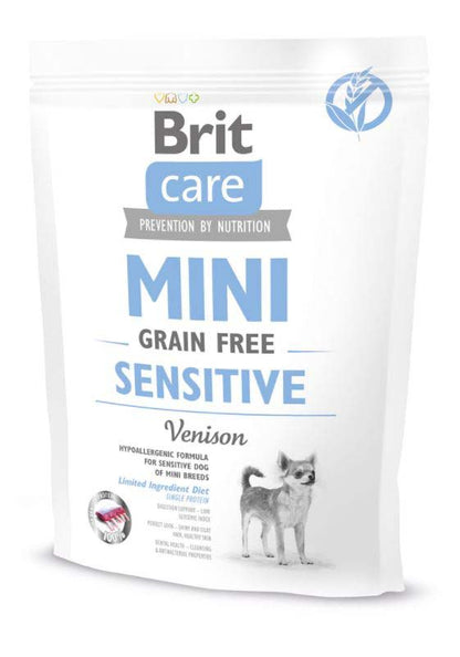 BRIT CARE Mini Sensitive, s mesom jelena, bez žitarica