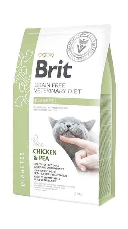 BRIT VD Cat Diabetes, regulacija snabdevanja glukozom, bez žitarica