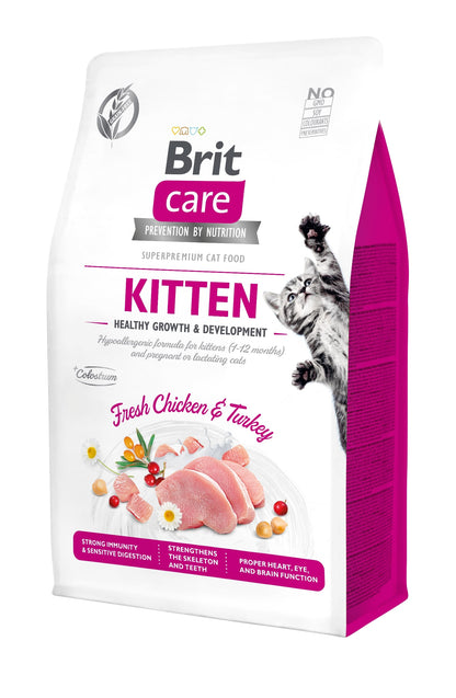 BRIT CARE KITTEN Healthy Growth&Development, bez žitarica