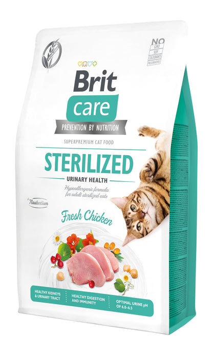 BRIT CARE Cat Sterilized Urinary Health, bez žitarica