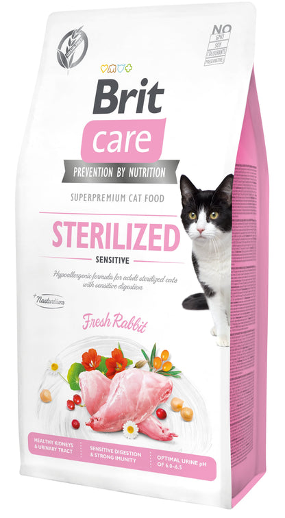 BRIT CARE Cat Sterilized Sensitive, bez žitarica