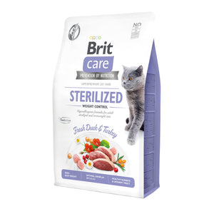 BRIT CARE Cat Sterilized Weight Control, bez žitarica