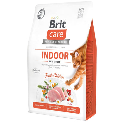 BRIT CARE Cat Indoor Anti-stress, bez žitarica