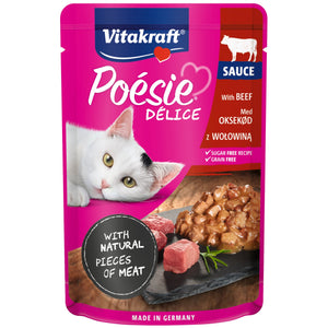 VITAKRAFT Posie Dlice, govedina u sočnom sosu, za mačke, 85g