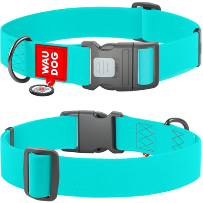 OUTLET WAUDOG Ogrlica za pse Smart ID, vodootporn,svetleća,XX-Large,40mm/38-58cm