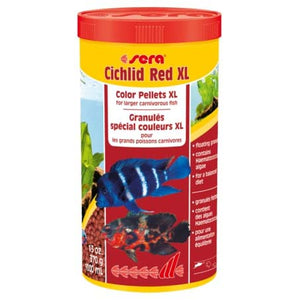 SERA Cichlid Red XL hrana za veće ciklide mesojede, u granulama 330g/1000ml