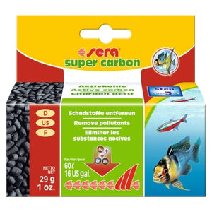 SERA Super Carbon aktivni ugalj za uklanjanje štetnog otpada iz vode 29g