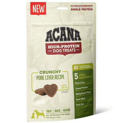 ACANA High Protein Crunchy, poslastica za pse sa svinjetinom, 100g