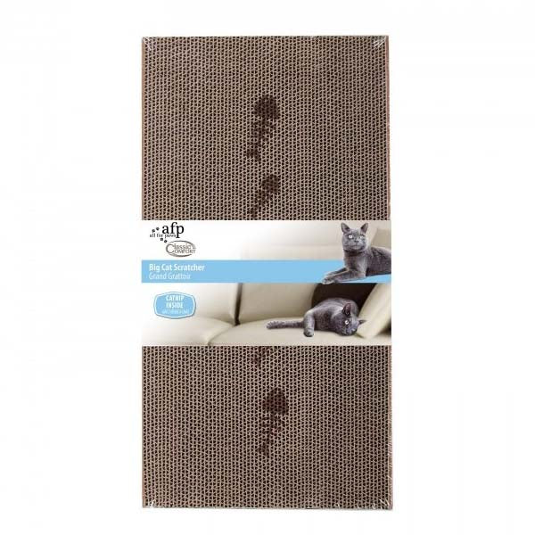 ALL4PAWS Classic Grebalica za macke Jumbo, kartonska, 48x25x4cm
