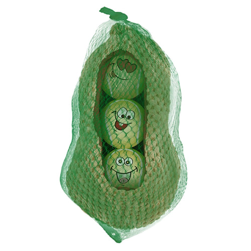 ALL4PAWS Meta Ball Igracka za pse Lopta kikiriki set, teniske sa smajlicima 3kom