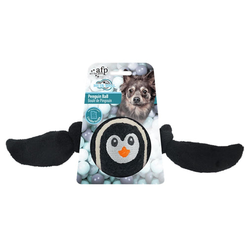 ALL4PAWS Meta Ball Igracka za pse Lopta sa krilima, braon Pingvin, 20x14x1,5cm