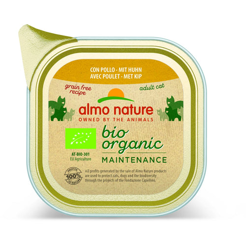 ALMO NATURE Biorganic Pasteta za macke s piletinom, 85g