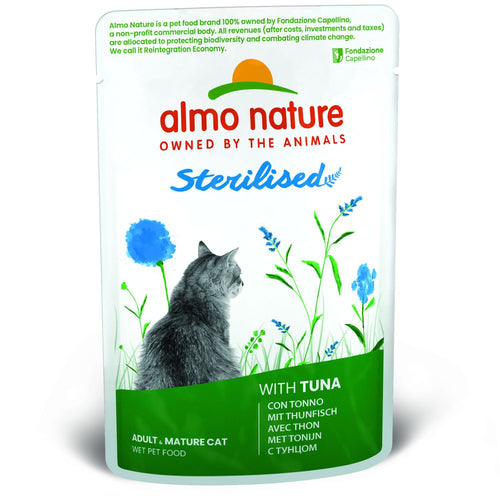 ALMO NATURE Holistic kesica za macke Sterilised, Tunjevina, 70g