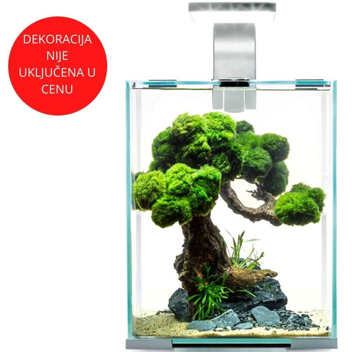 AQUAEL Akvarijum komplet Shrimp D&N (20x20x25cm) - 10L, Beli